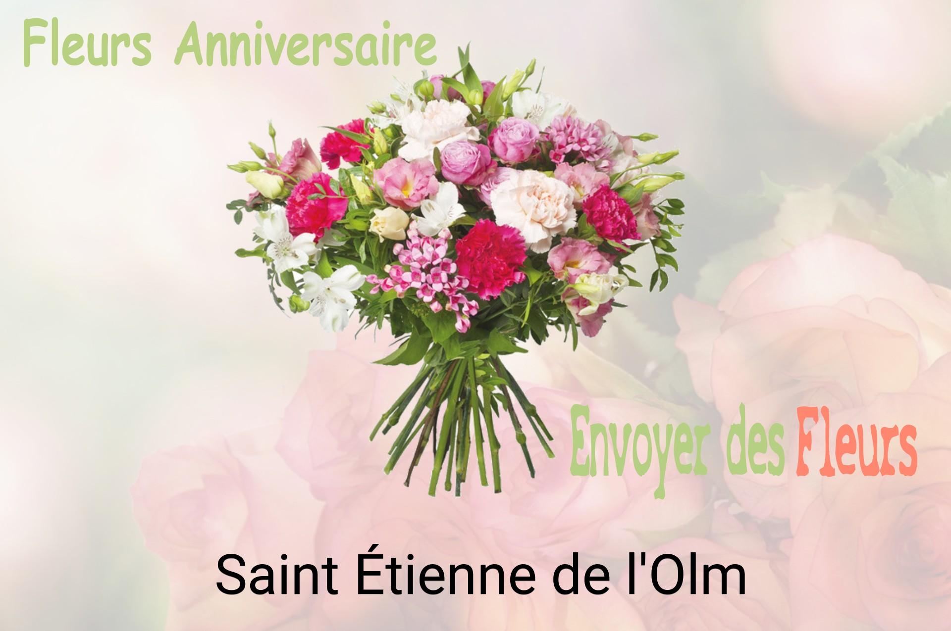 Bouquet de fleurs d’anniversaire livré à Saint-Étienne-de-l'Olm